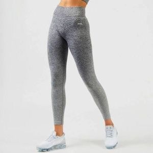 AYBL PULSE OMBRÉ SEAMLESS LEGGINGS Size Small in Grey Marl